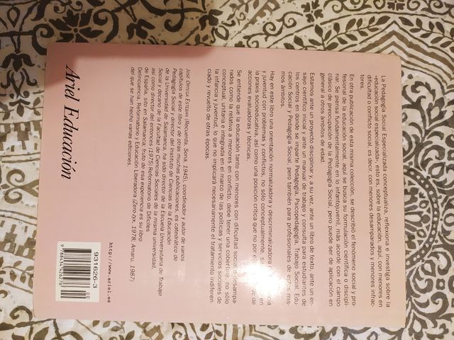 Libro "Pedagogía social especializada"