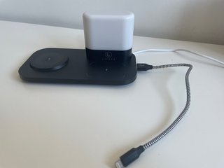 Cargador Inalambrico Movil y Lampara
