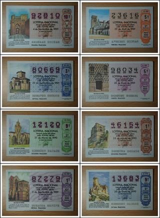 BELLEZAS DE ESPAÑA décimos lotería nacional (79)