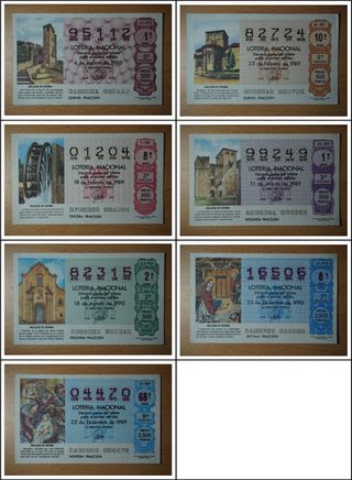 BELLEZAS DE ESPAÑA décimos lotería nacional (79)