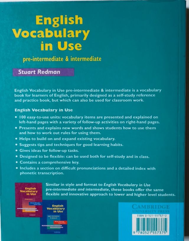 English vocabulary in use