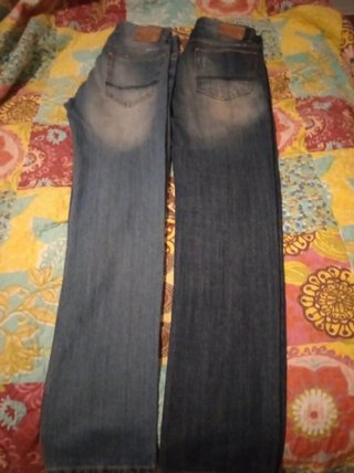 Jeans blu slavato