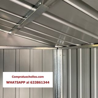 Caseta Metalica Acero Galvanizado 191x215x198 cm