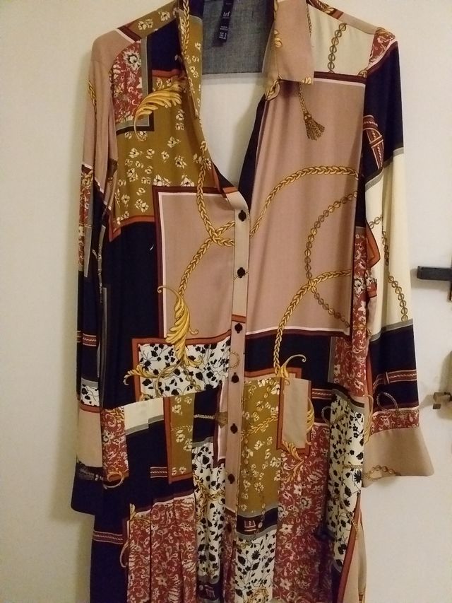 Vestido camisero Zara