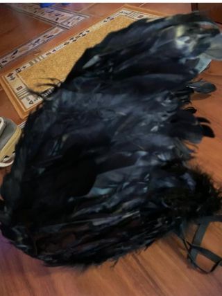 Vestido Disfraces Halloween angel negro, M-L