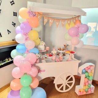 Decoraciones con Globos para Eventos Candy Bar