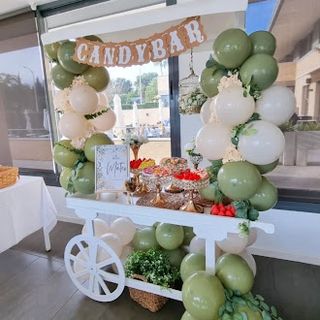 Decoraciones con Globos para Eventos Candy Bar