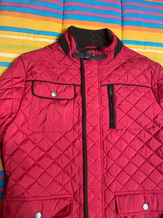 Cazadora roja hombre El corte inglés