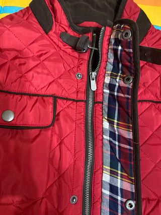 Cazadora roja hombre El corte inglés