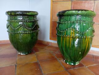 Tinaja maceta decoración