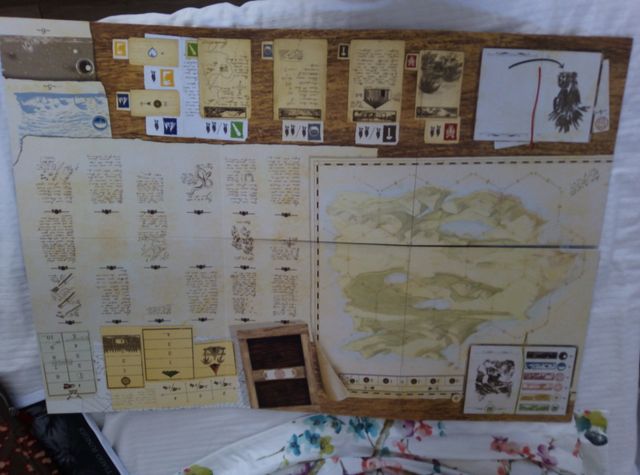 tablero robinson crusoe