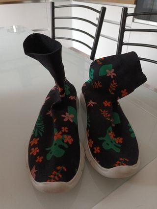 Scarpa alta senza lacci