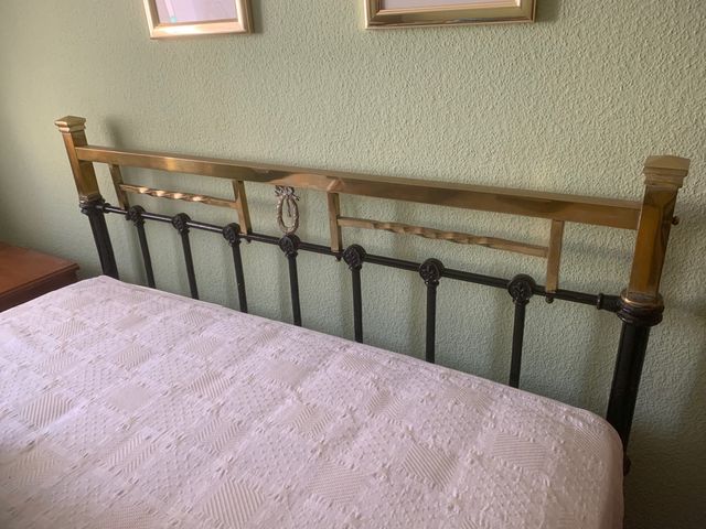 cama de hierro o forja