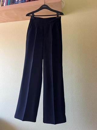 Traje pantalón de vestir negro