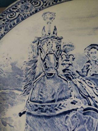 Plato de cerámica vintage