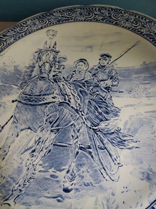 Plato de cerámica vintage