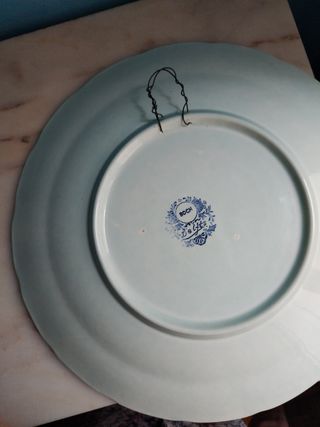 Plato de cerámica vintage
