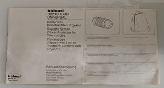 Hahnel DB universal visor diapositivas proyector
