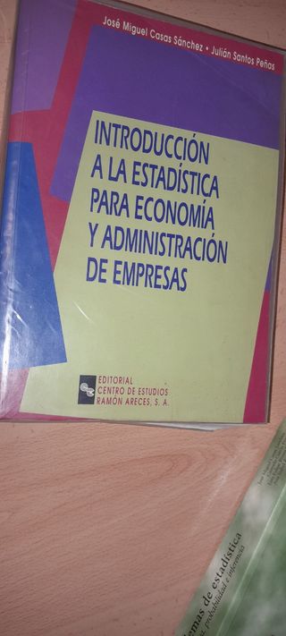 Estadistica 1er UNED, 2 libros teoría y practica