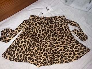 Falda de leopardo