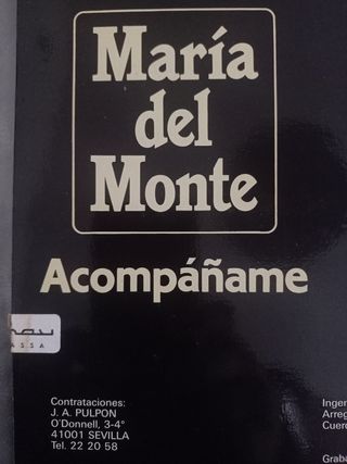 LP Vinilo MARIA DEL MONTE