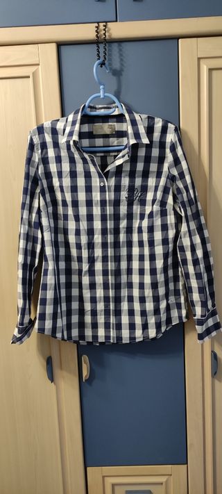 Camisa cuadros azul