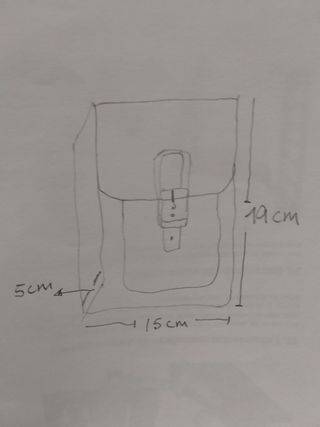 Bolso artesano cuero