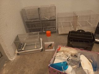 Jaulas y accesorios de pájaros