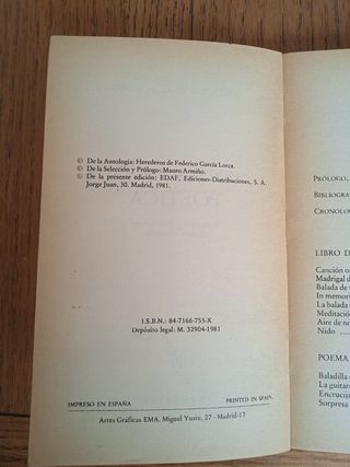 Antología poética (García Lorca)