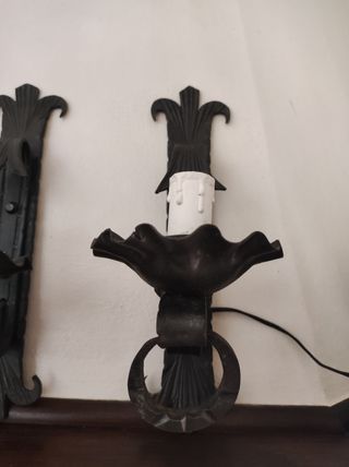 3 applique in ferro battuto