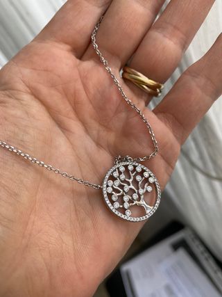 Gargantilla plata Arbol de la vida