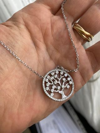 Gargantilla plata Arbol de la vida