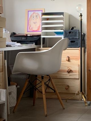 Sillón tipo Tower Eames