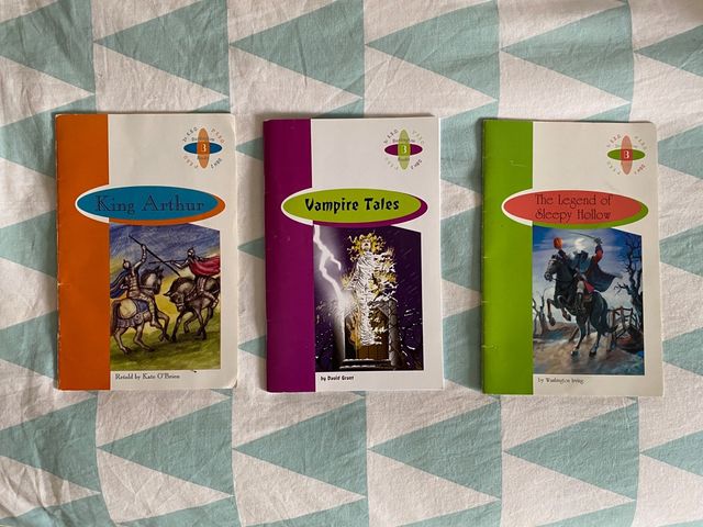 Libros King Arthur, Vampire Tales y Sleepy Hollow