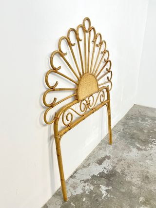 Cabecero de mimbre cama 90cm