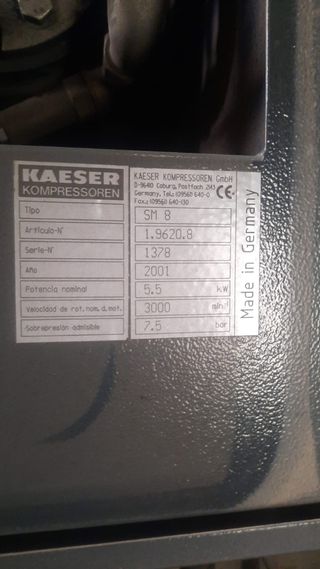 Compresor de tornillo