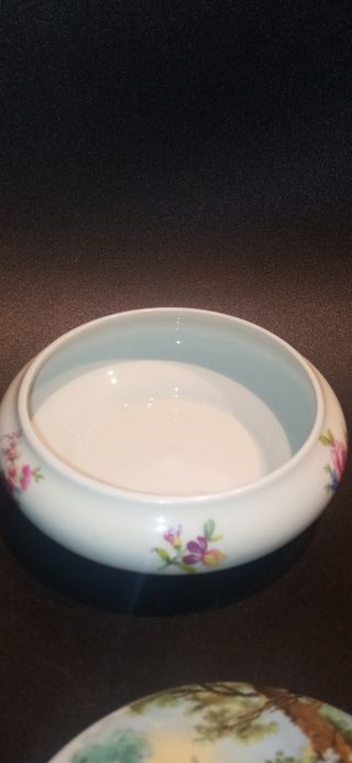 Joyero/bombonera PORCELANA LIMOGES VINTAGE NUEVA 