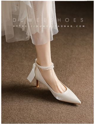 Zapatos de novia romántico