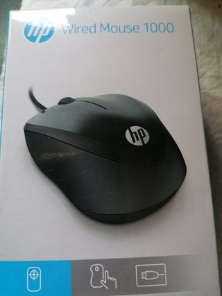 Ratón con cable Hp