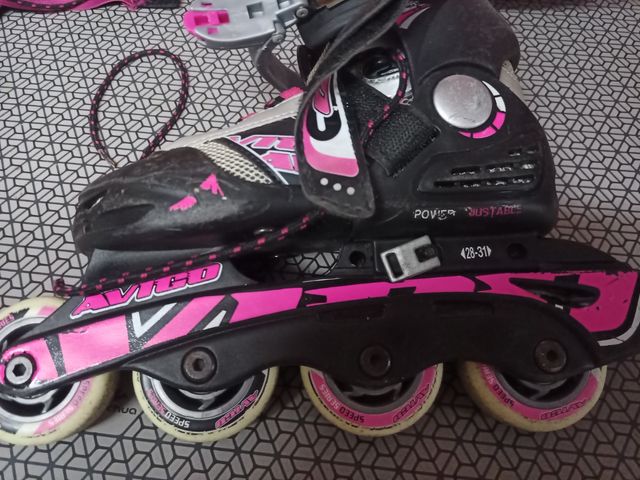 Patines de línea + accesorios