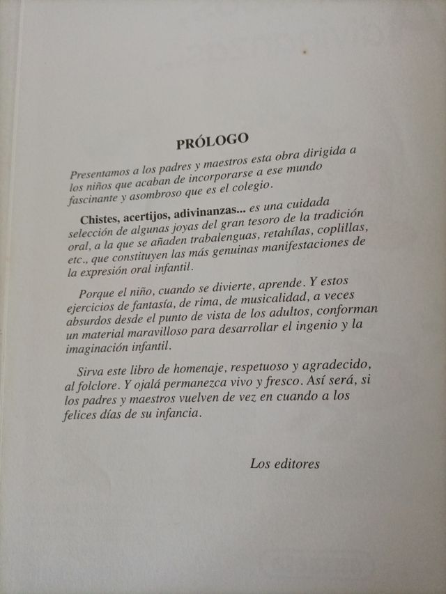 Chistes Acertijos y adivinanzas