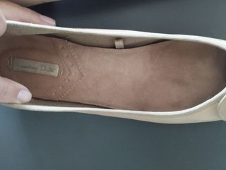 Bailarinas piel beige.