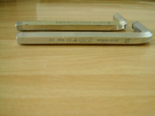 13 chiavi a brugola esagonali diverse misure usate