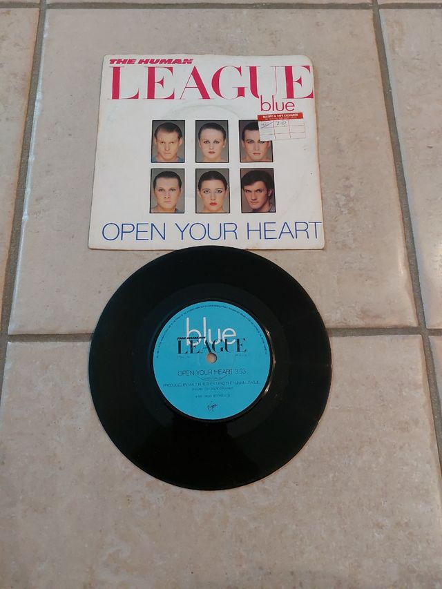 Vinile 45 giri Human League.