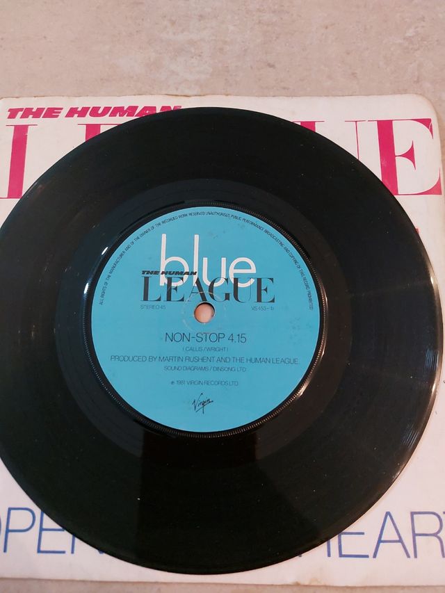 Vinile 45 giri Human League.
