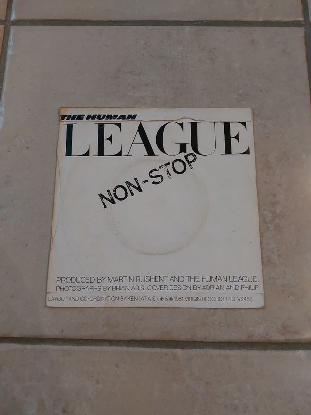 Vinile 45 giri Human League.