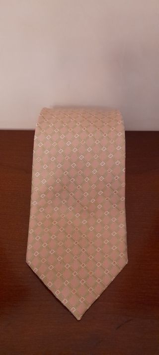 Cravatta uomo rosa e verde