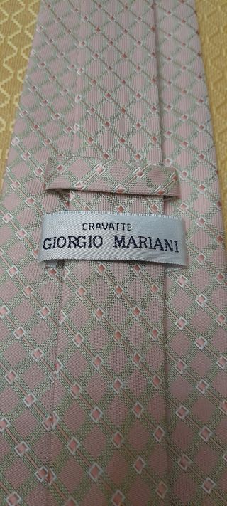 Cravatta uomo rosa e verde