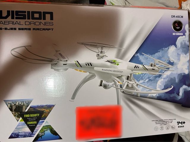 Dron Cuadricóptero de 6 ejes VISION DRONE DR-45CM