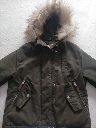 Cazadora chica XS verde militar.Pull&Bea